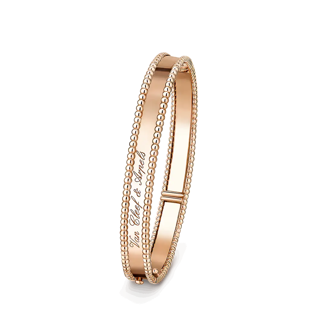 Demo signature bilezik, 18K pembe altın. Demo koleksiyonu, Demo.